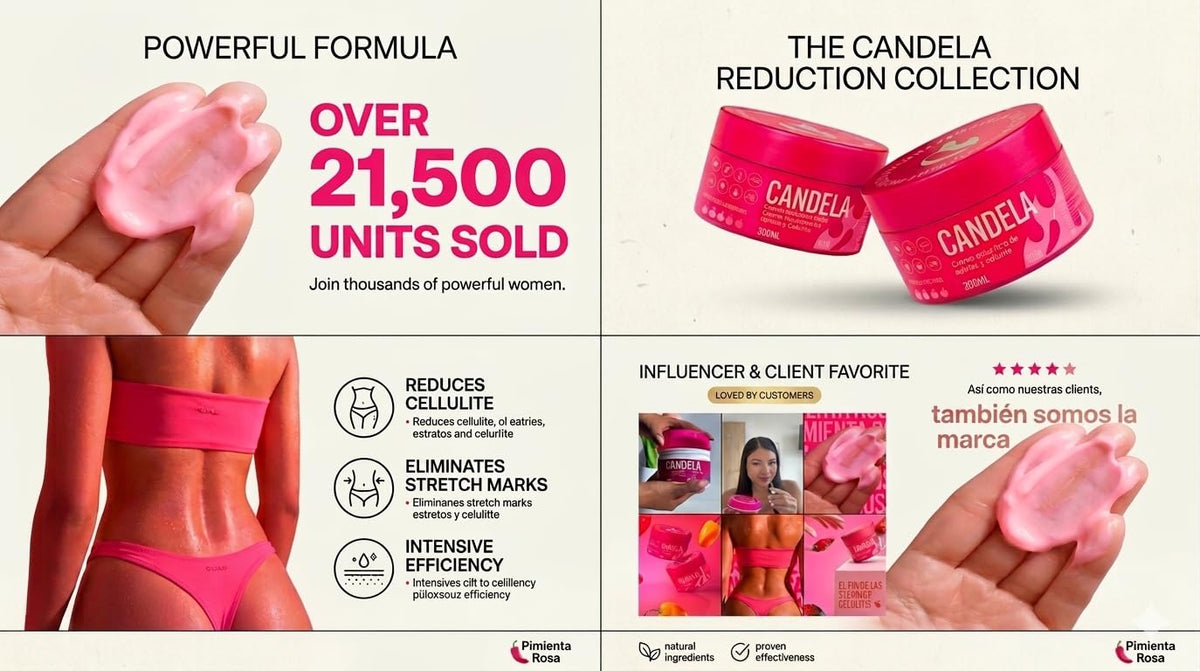 Crema Corporal Reafirmante CANDELA - imagen adicional 4